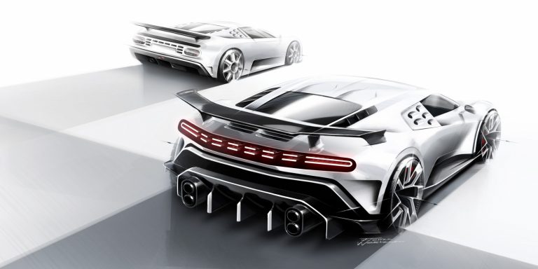 The New Bugatti Centodieci Three Dimensional Design