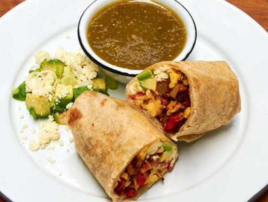 Fast and Easy Delicious Chorizo Breakfast Burrito