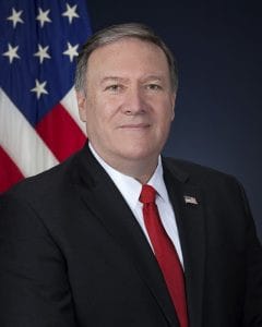 Secretary of State Mike Pompeo and “5G Clean Path” program