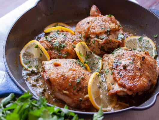Delicious Tasty Brandy Chicken Piccata