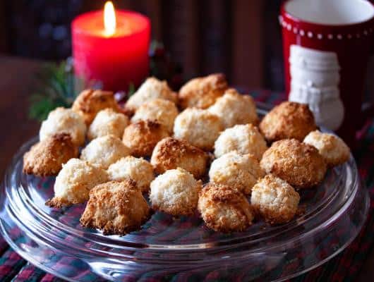 Gluten Free Coconut & Sesame Seed Macaroons