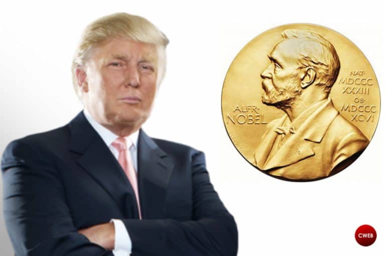 President Donald Trump nominated for 2021 Nobel Peace Prize for ‘historic peace agreement’