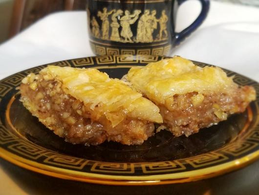 Baklava The ultimate in Greek desserts with flaky
