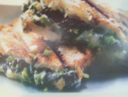 Broccoli Rabe Panini nice to eat on a Chilly Afternoon