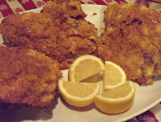 Oven Fried Chicken Breast  fried and are juicy