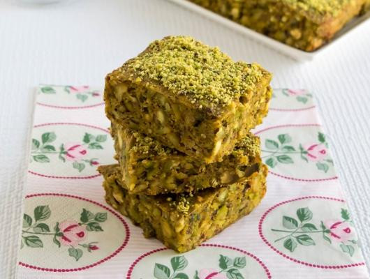 Glutenfree butternut squash pistachio bars Start your day with high protein