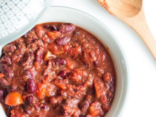 10-Minute Bean Stew perfect dish for a busy day