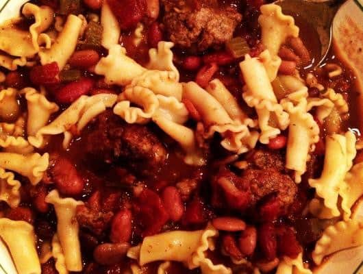 7 Bean & Meatball Soup