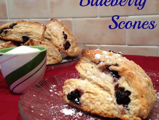 Afternoon Tea Blueberry Scones