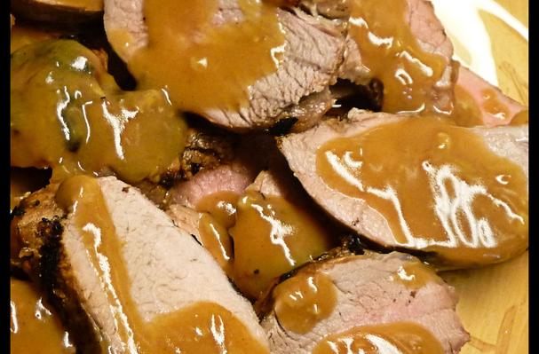 Barbequed Pork Tenderloins With Soy Orange Glaze