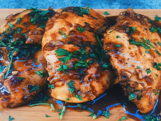 Balsamic Glazed Chicken Breasts