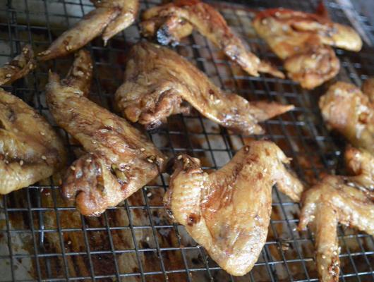 Baked Salty Teriyaki Chicken Wings