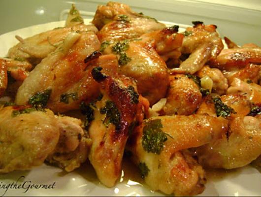 Baked Lemon~Lime Chicken Wings!!
