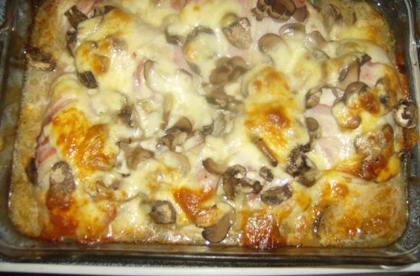 Bacon Wrapped Chicken With Mushrooms