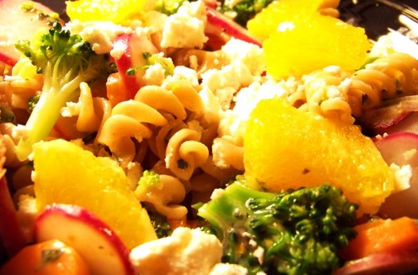 Broccoli Orange Feta Rotini