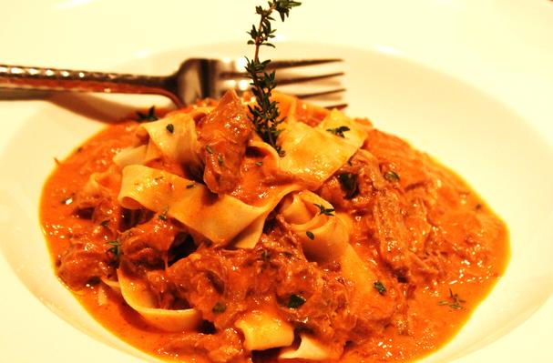 Braised Smoky Pork With Fresh Pappardelle