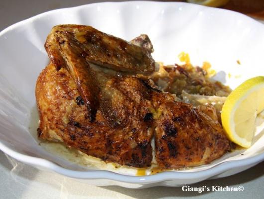 Boneless Chicken with Leeks and Lemons