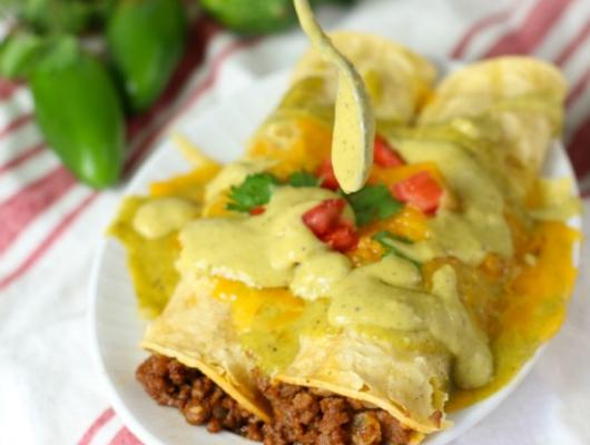 Boom Boom Beef Enchiladas