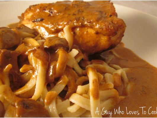 Braised Chicken Paprikash