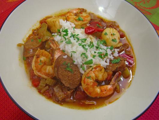 Cajun Seafood and Andouille Sausage Gumbo