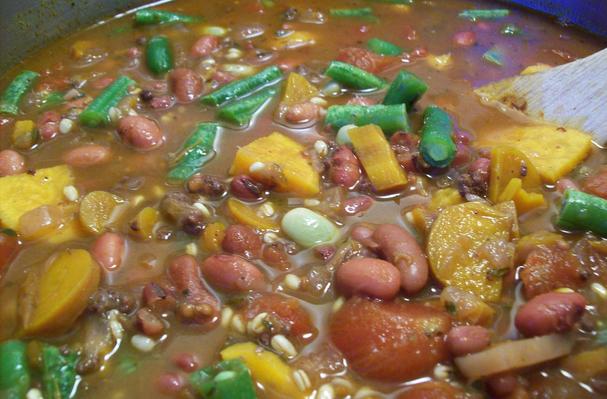Beany Beef and Barley Broth