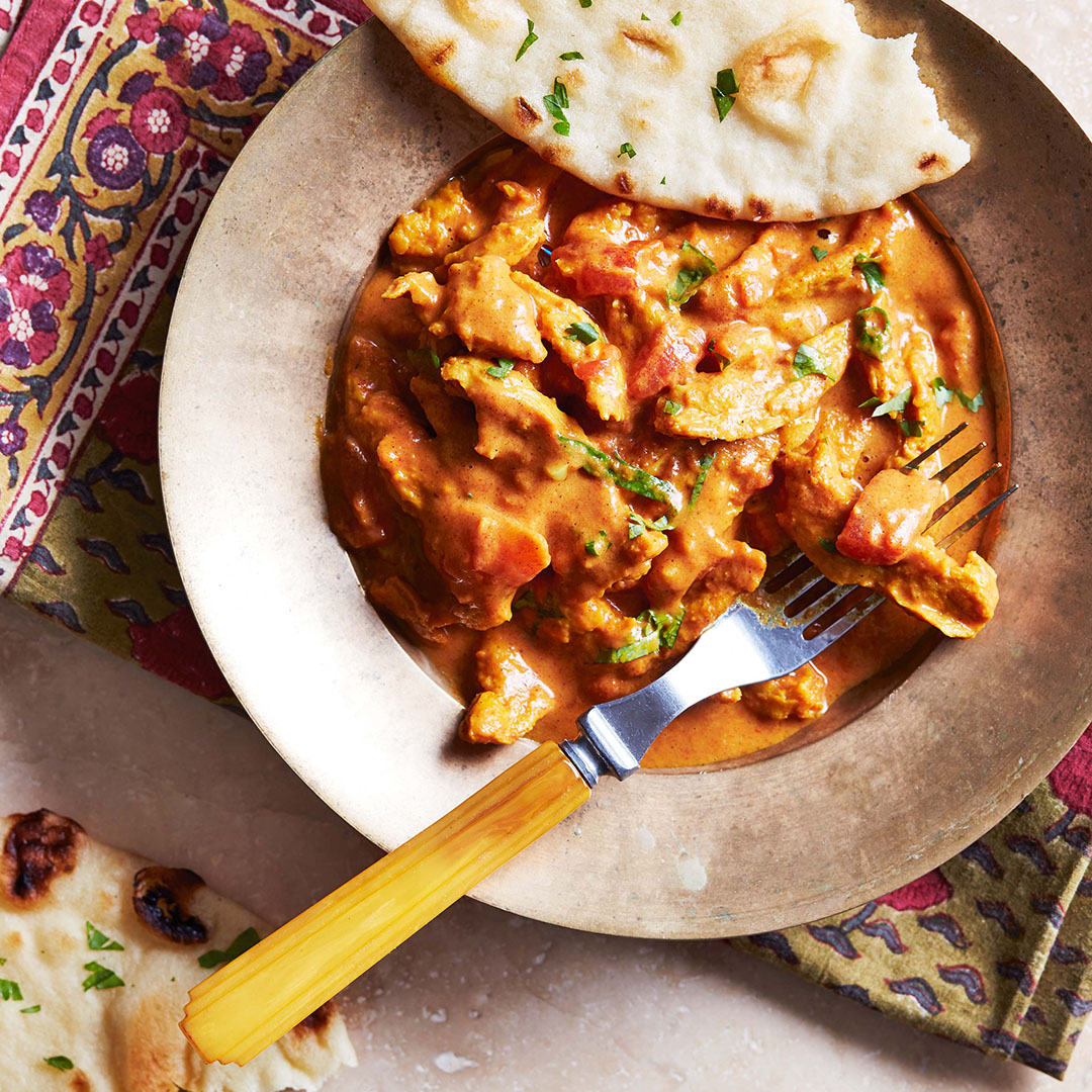 Butter “Chicken” with Soy Curls