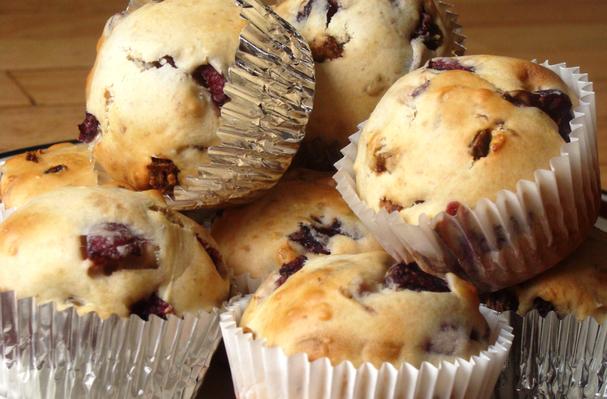 Cherry, Date & Nut Muffins