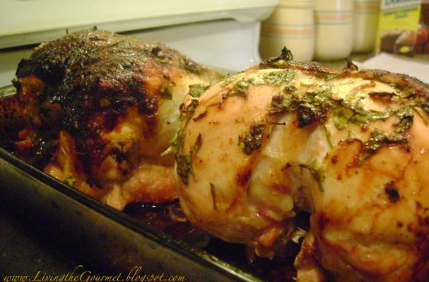 Chicken Breast with Stuffed Skin