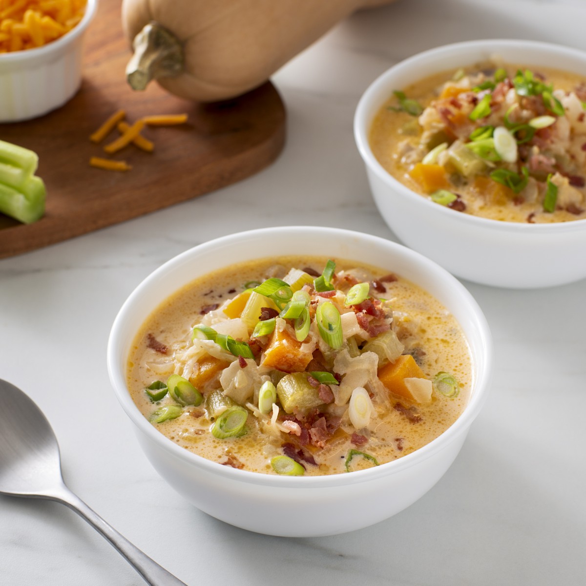 Duo Crisp + Air Fryer – Creamy Keto Chicken Ranch Soup