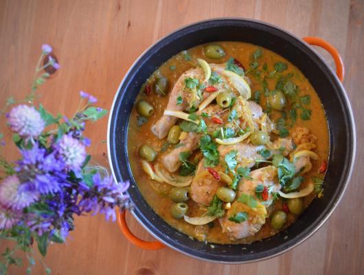 Chicken & Preserved Lemon Tagine