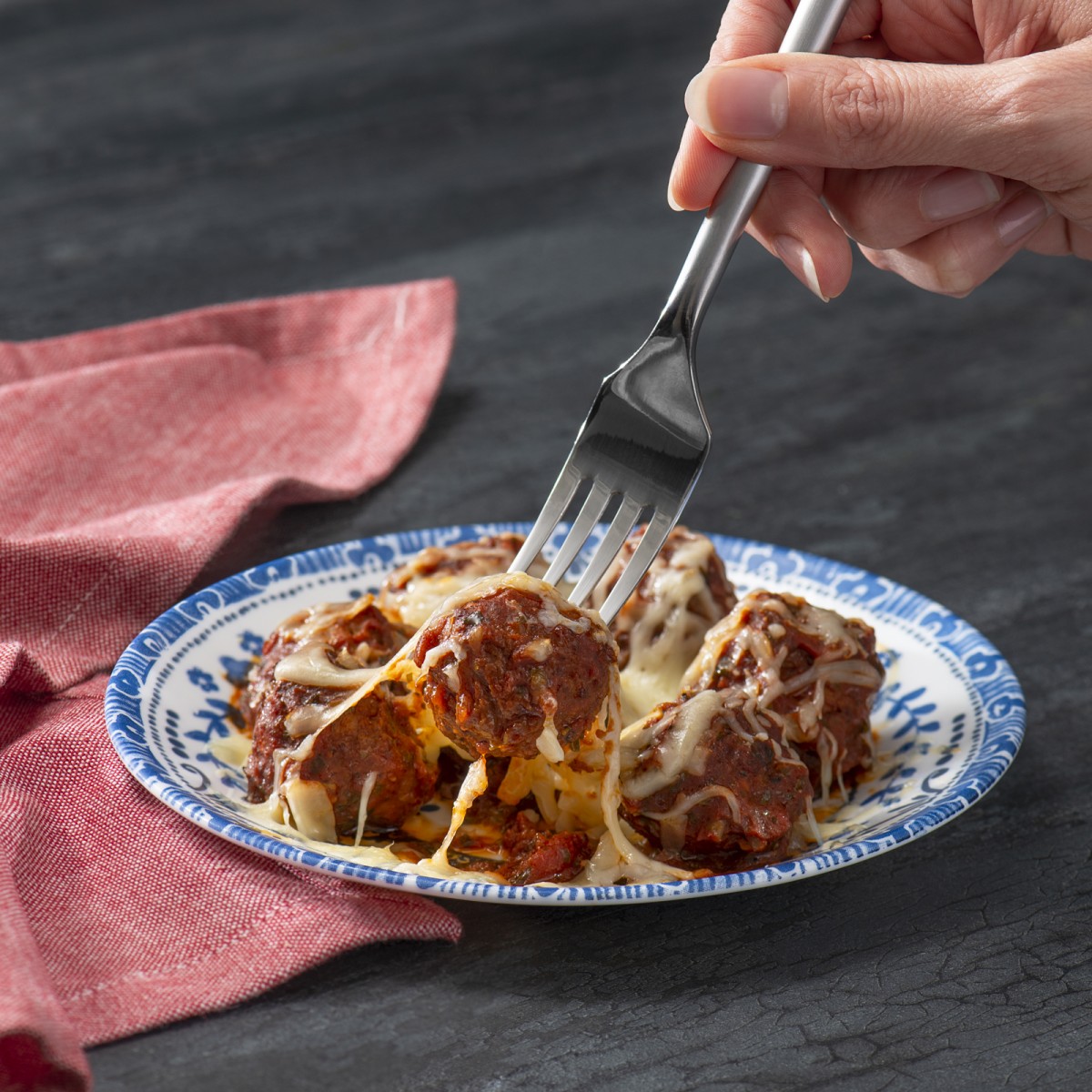 Duo Crisp + Air Fryer – Quick Meatball Parmigiana