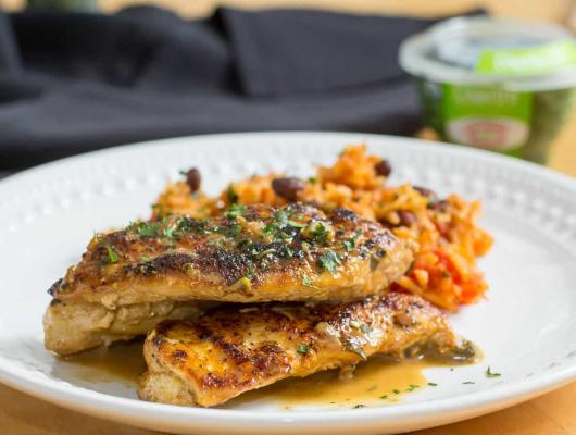 CHICKEN AND CILANTRO CREAM SAUCE