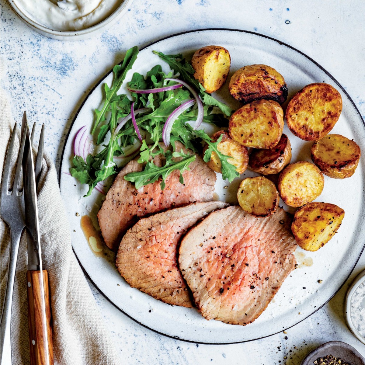 Duo Crisp + Air Fryer – Sunday Roast with Classic Roast Potatoes