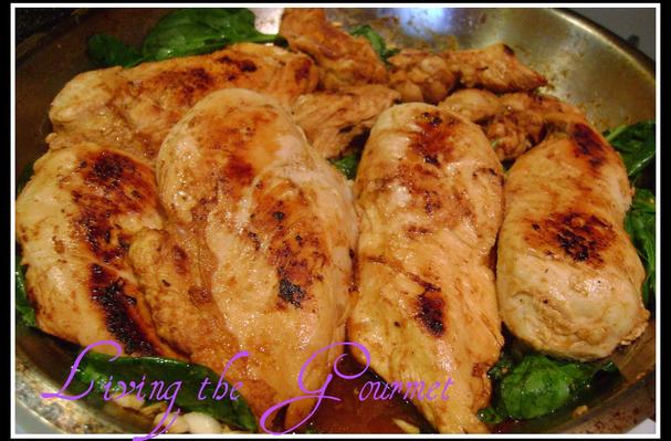 Chicken Breast With Fresh Spinach