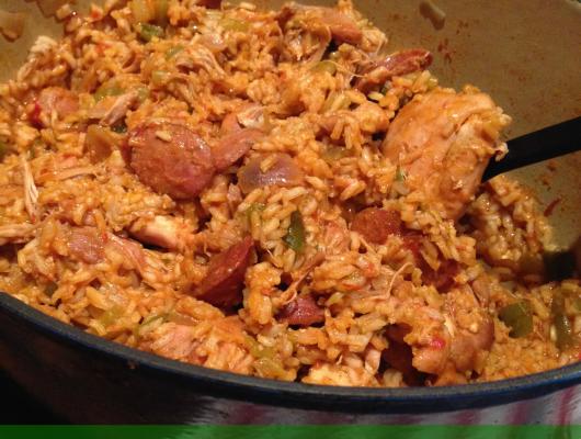 Chicken & Andouille Jambalaya :: Mardi Gras