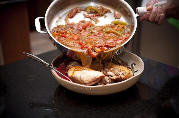 Chicken Cacciatore, Light and Easy