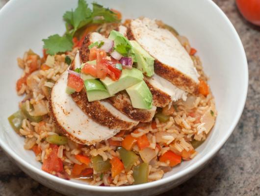 Chicken Fajita Burrito Bowl