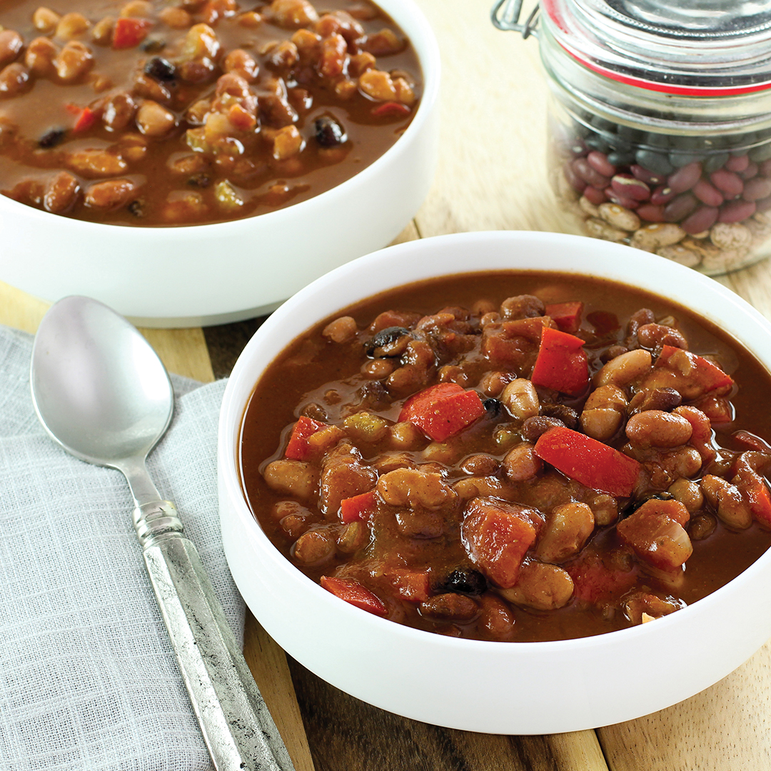 Three-Bean Vegetarian Chili