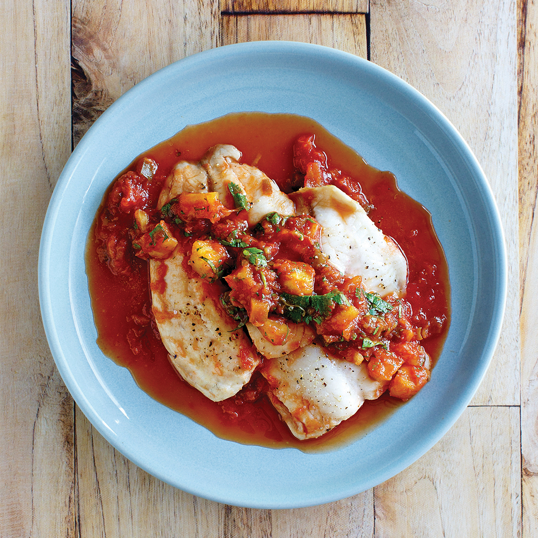 Tilapia with Pineapple Salsa