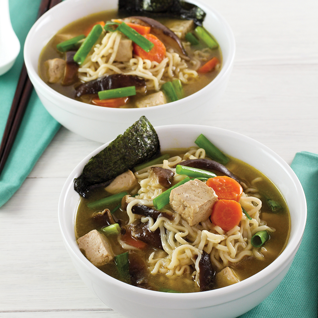 Tofu and Mushroom Ramen