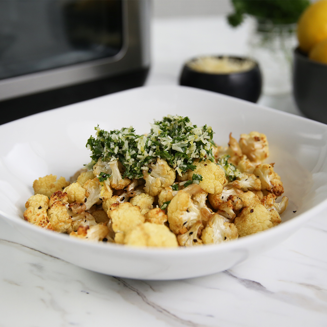 Vortex Plus – Parmesan Lemon “Fried” Cauliflower