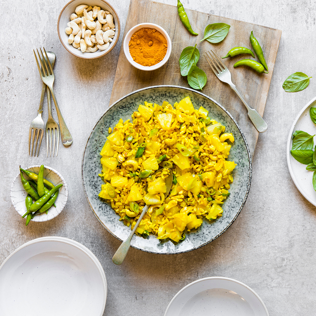 Thai Pineapple Fried Rice with Cosori Air Fryers