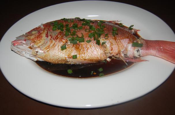 Chinese New Year Steamed Fish