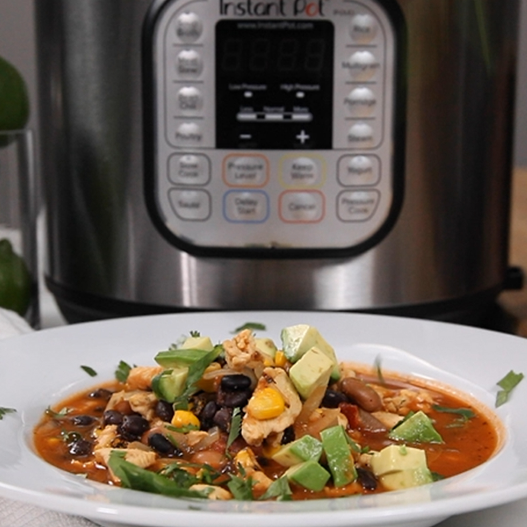 Healthy Chicken Taco Soup