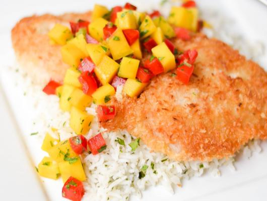 Coconut Crusted Rockfish