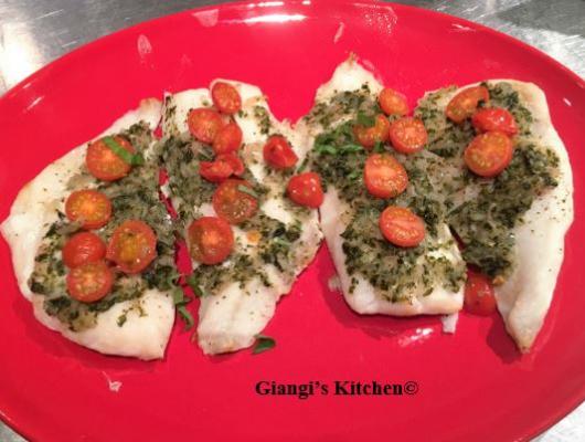 Cod with Shallot and Parsley