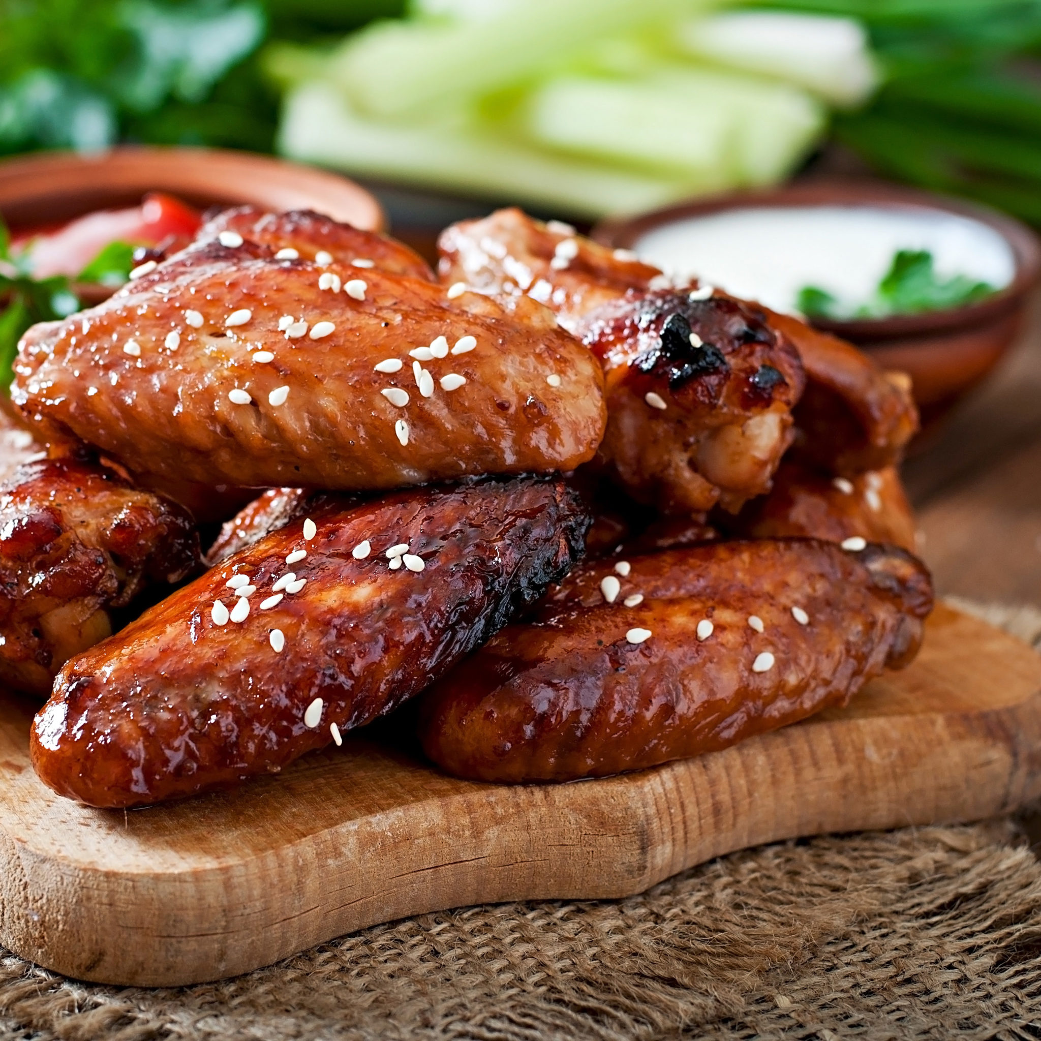 Glazed Teriyaki Wings