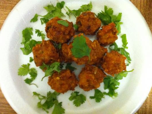Crispy Indian Spiced Chicken Balls