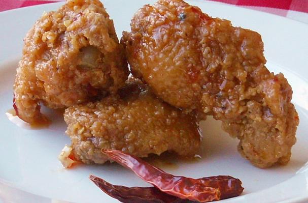 Crispy Sweet Sticky Spicy Wings