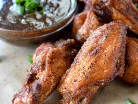 Crispy Chinese Black Pepper Chicken Wings